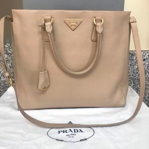 Authentic Prada Saffiano Lux Tote/shoulder bag